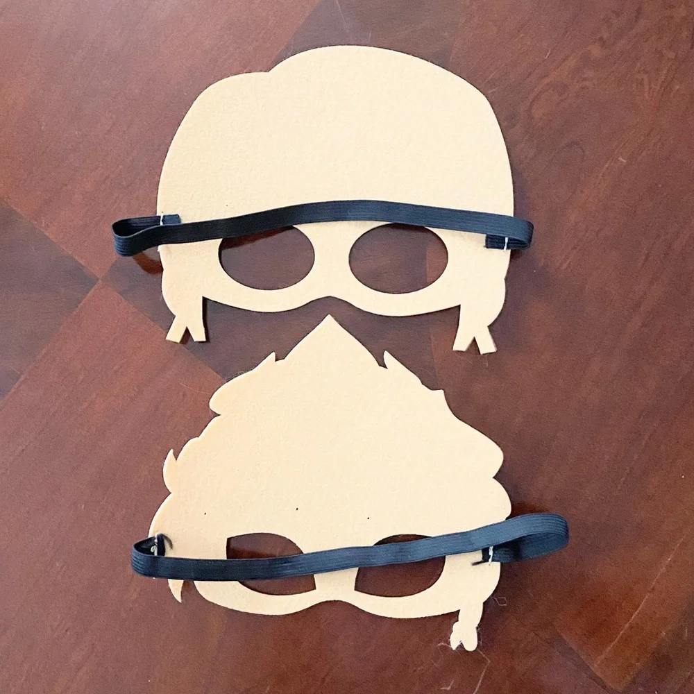COPY - Disney Frozen’s Elsa & Anna Fun Felt Face Mask with Elastic Straps Brand…